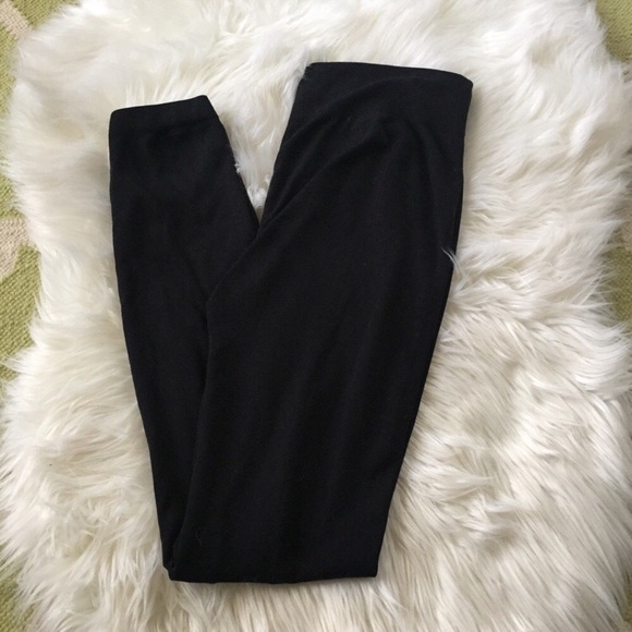 Pants - Women’s Fleece Lined Black Leggings